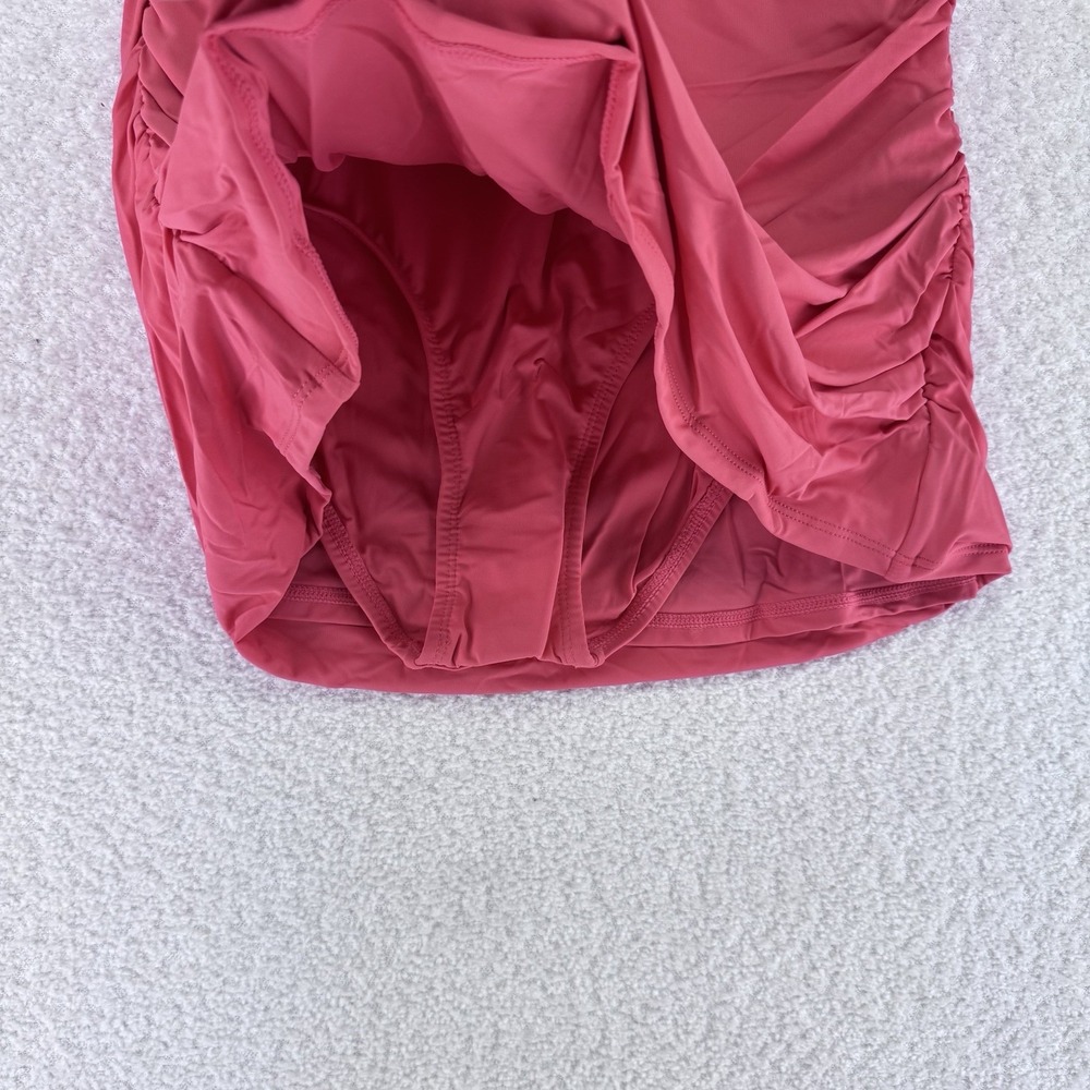 Jantzen Vamp Swim Dress With Removable Straps Swimsuit 10 Regular Pink Coral - Picture 5 of 11